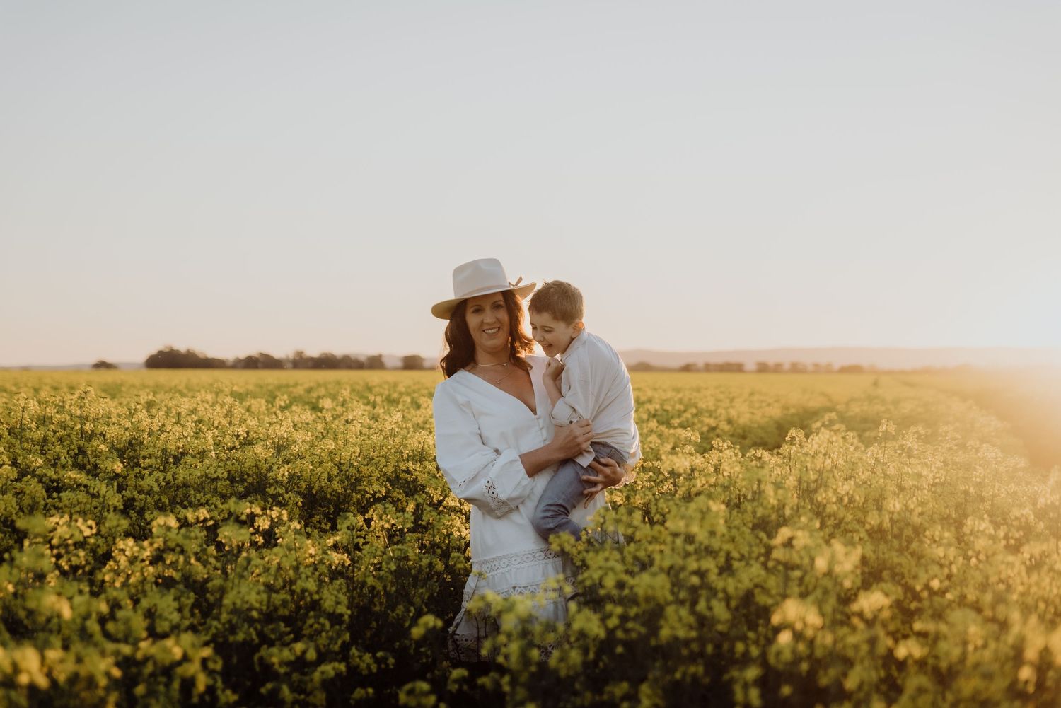 Mother and Son Canola Session, Winnindoo Flower Farm, Victoria, Gippsland.