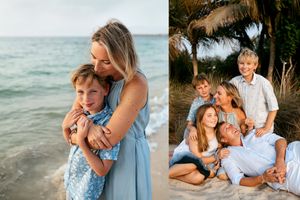 beach family photoshoot dubai duo