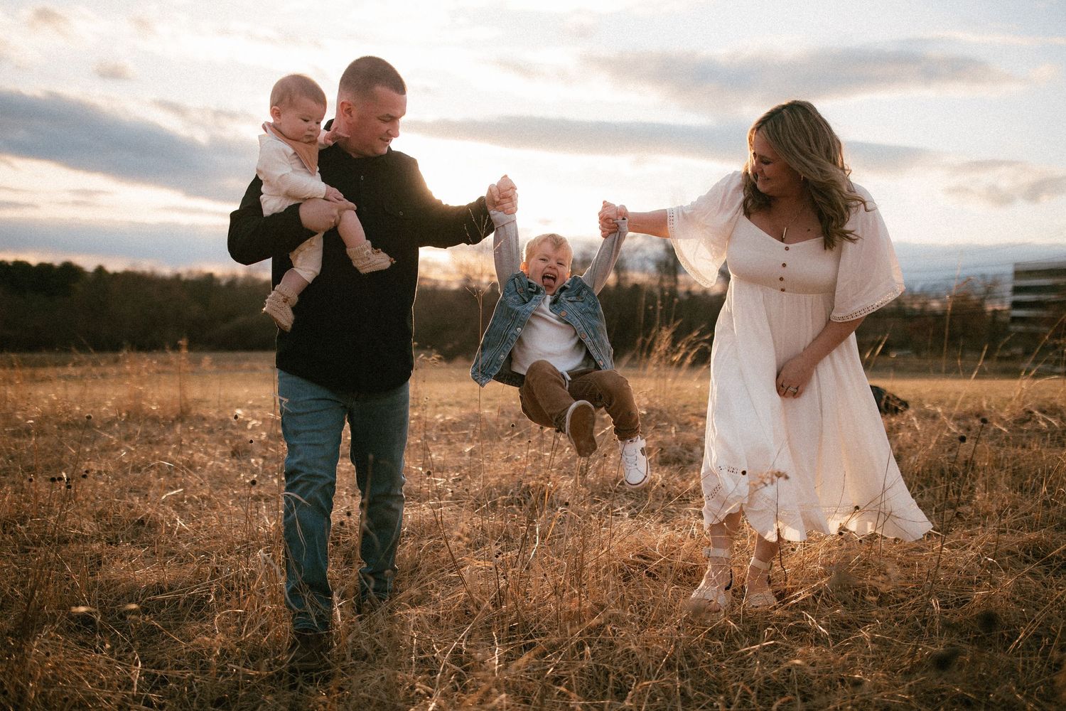 Child run family sessions create the most fun and authentic images.
