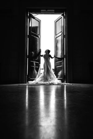 Candid black and white wedding photography – Long Island wedding photographer