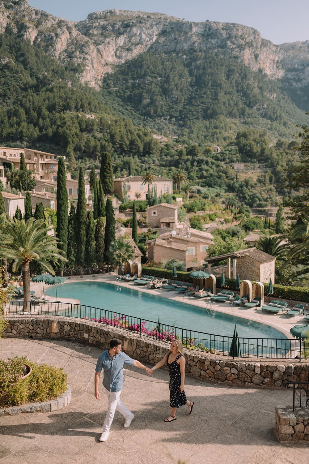Deià-based photographer for luxury proposals, engagements & couple shoots in Mallorca. La Residencia - A Belmond Hotel proposal & Weddings