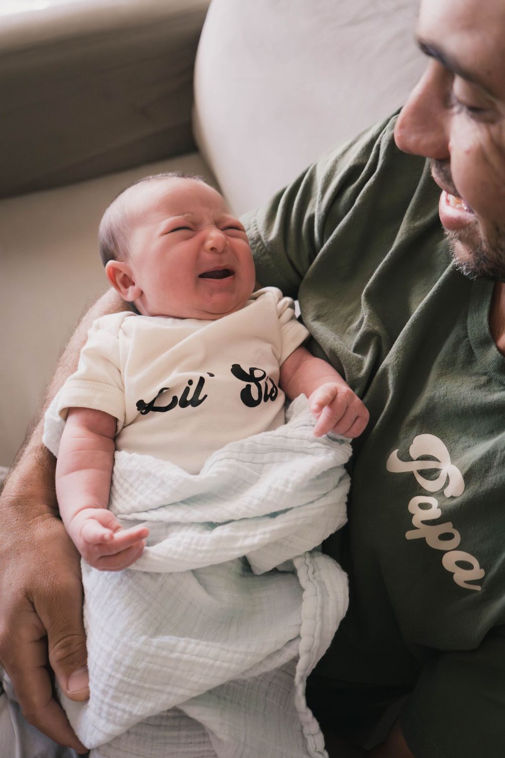 Relaxed and natural in-home newborn sessions focused on the bond between you and your baby and family.