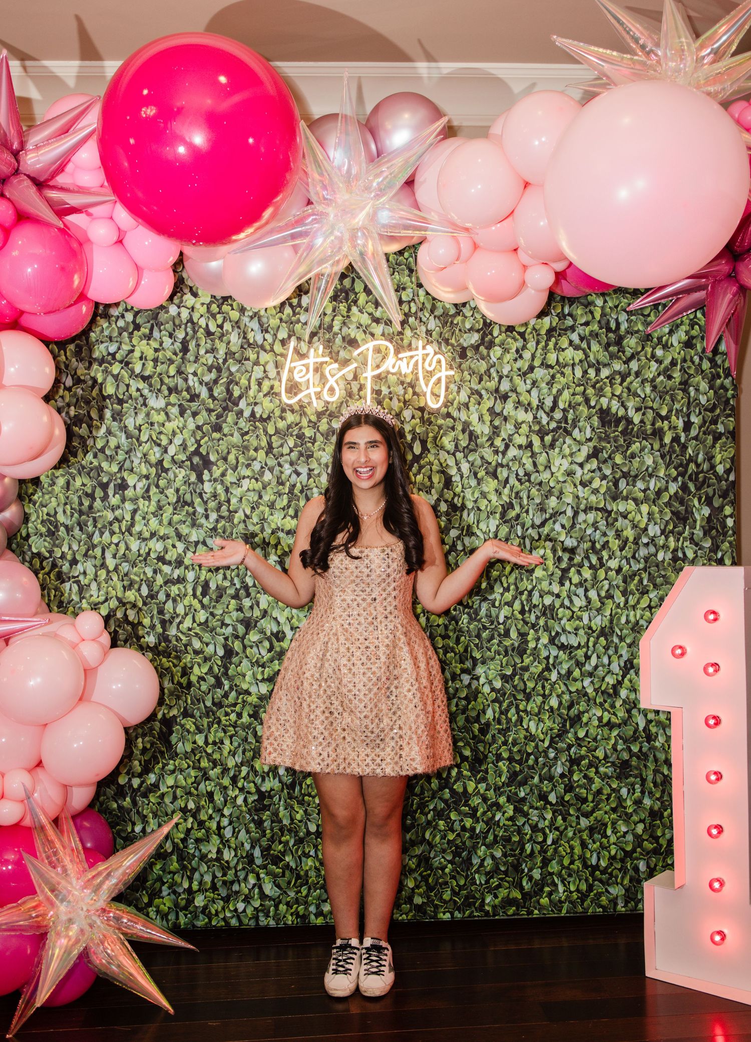 16th birthday celebration event photography at Woodstock country club in indianapolis, Indiana