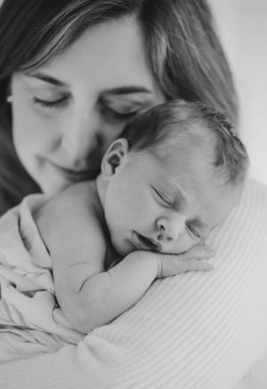 Lifestyle newborn session at studio on the Alley in Zionsville, Indiana