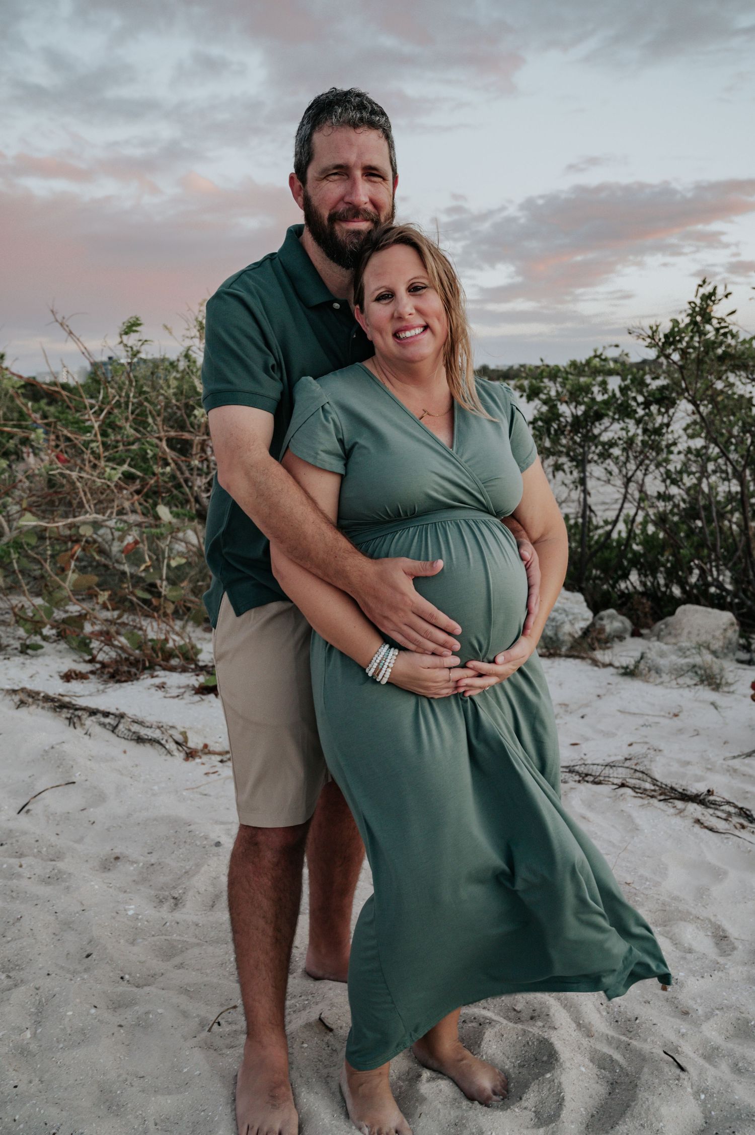 Sunset maternity photos