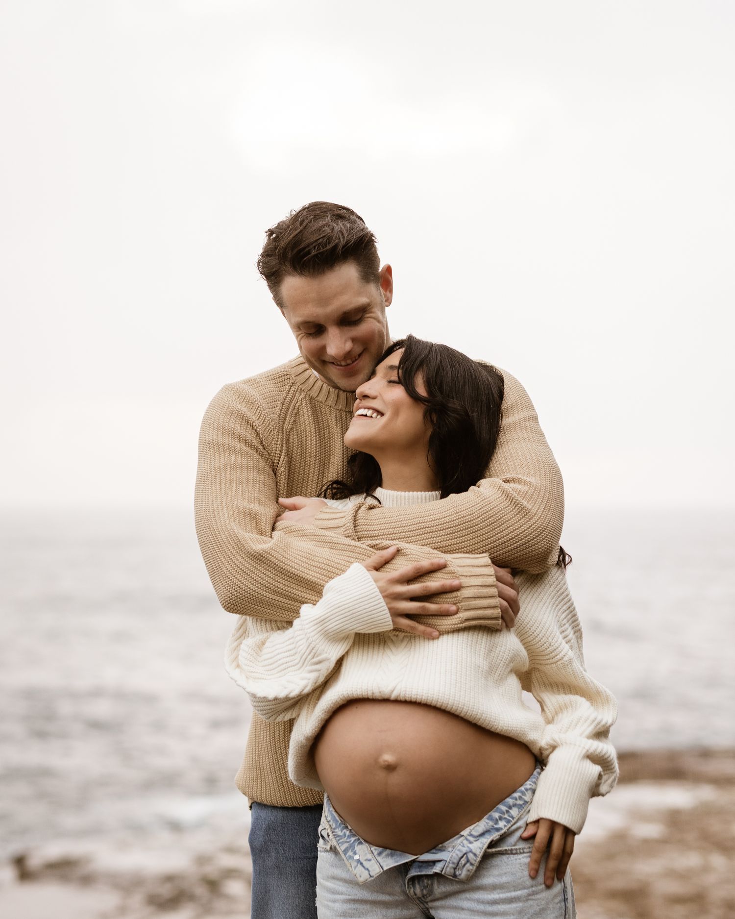 Maternity family photography North Narrabeen beach