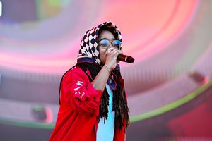 Koffee performing on stage at Reggaeland Festival