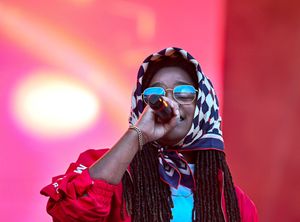 Koffee performing on stage at Reggaeland Festival
