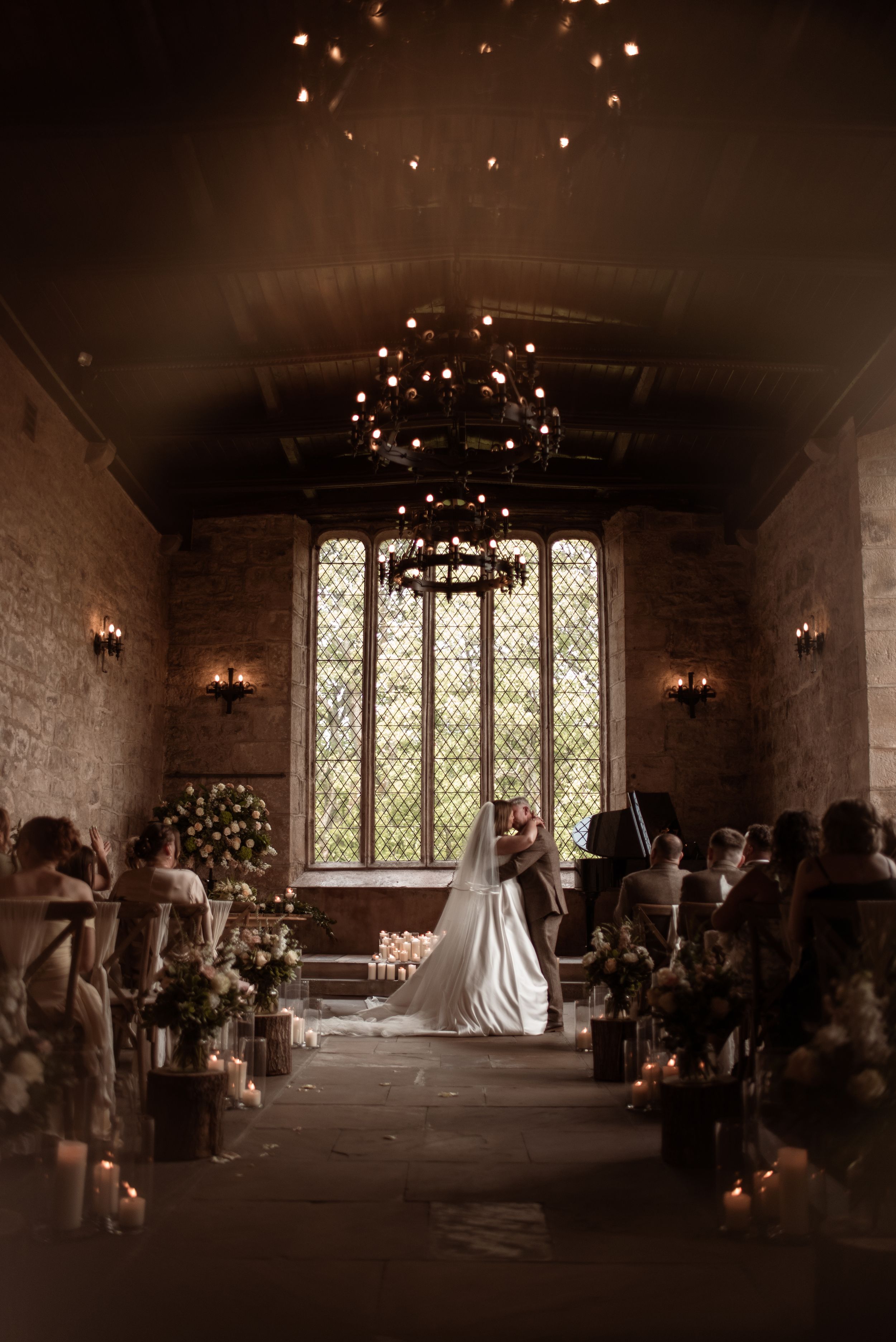 First kiss, wedding at the priests house in ski-ton
