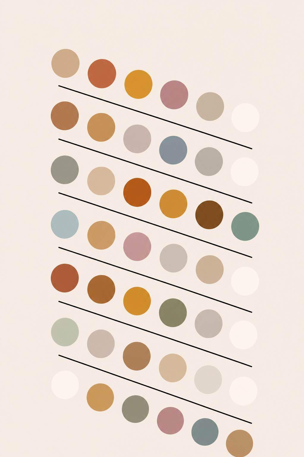 color palette for how to dress during family photo shoot