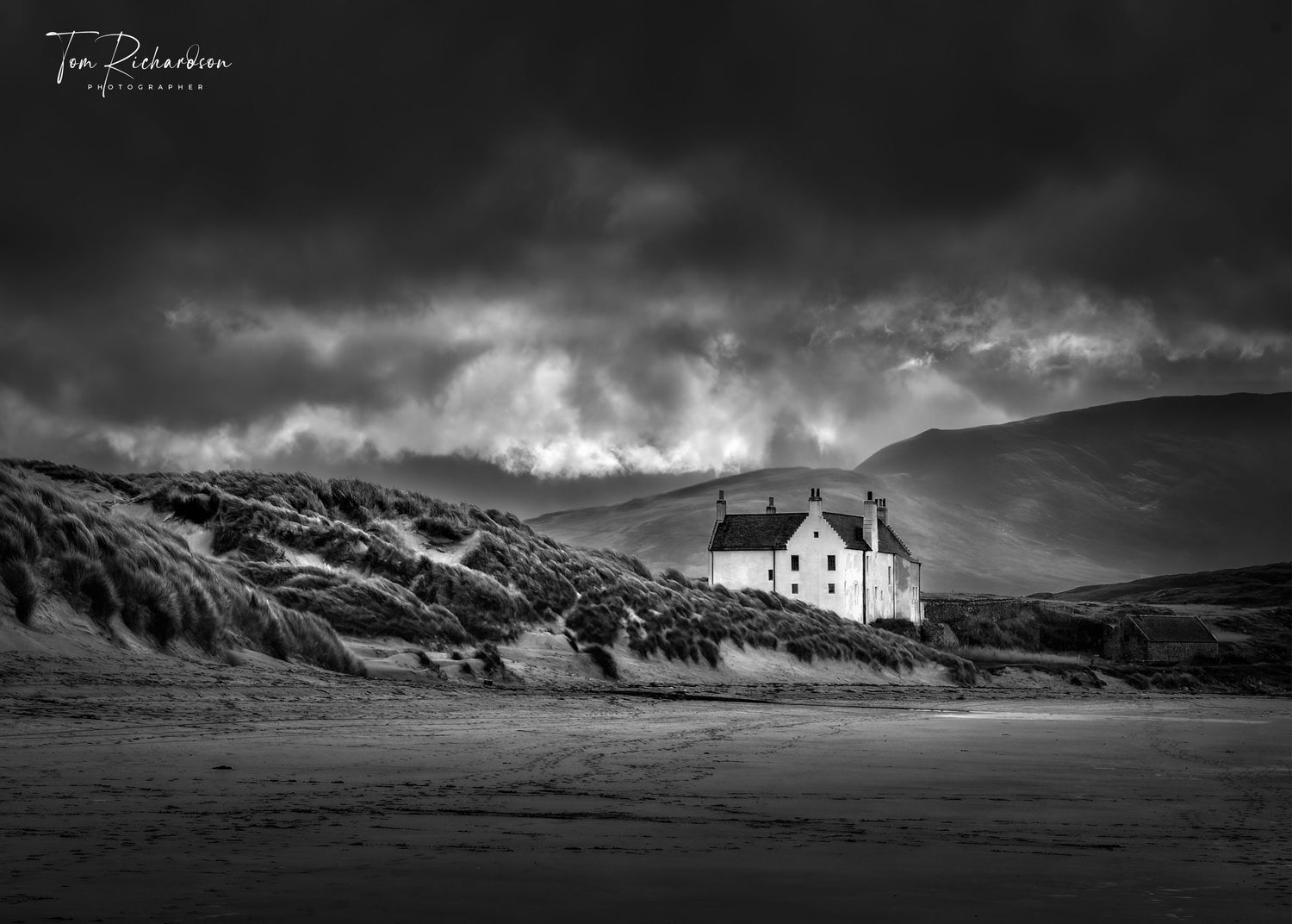 House by the Beach. Balnakeil House, Durness, Sutherland.