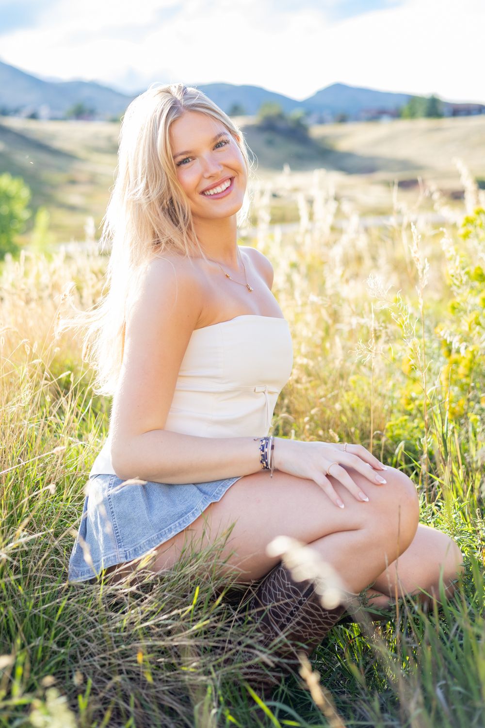Senior portrait in Littleton, Colorado