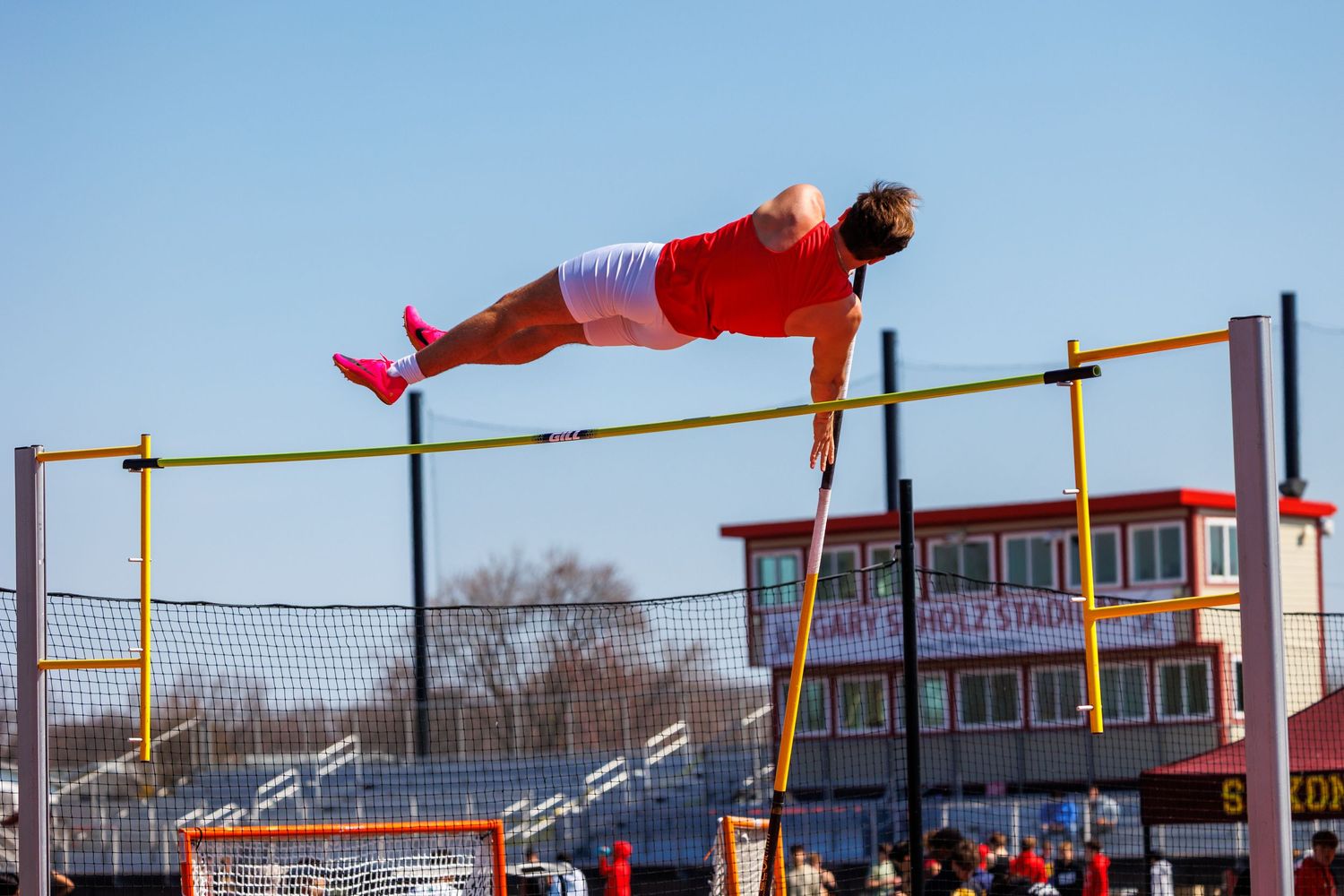 Park Ridge Pole vault sports photography