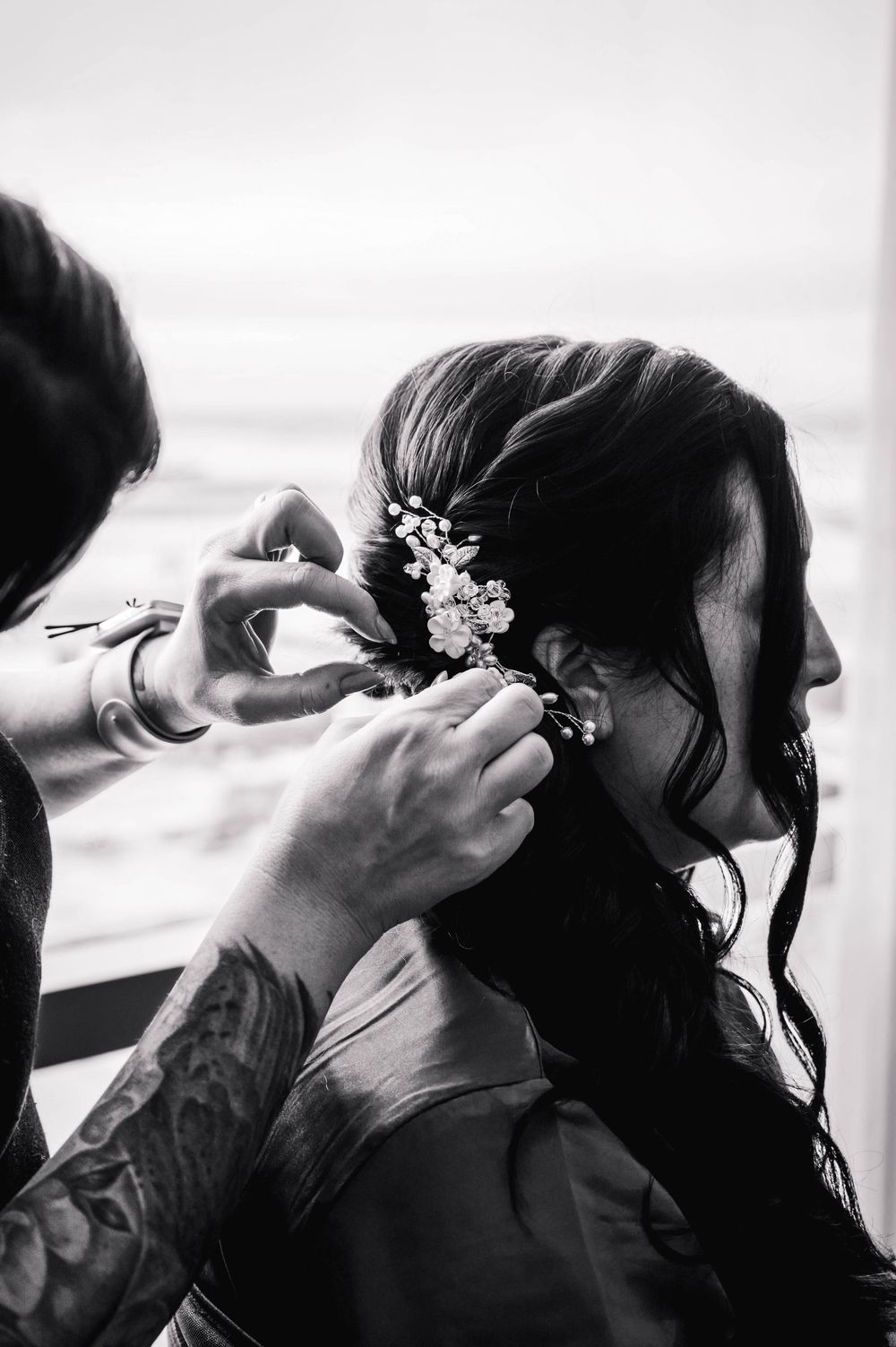 Wedding Photography - Documentary Photography at Marriott Terminal in Calgary, Alberta.