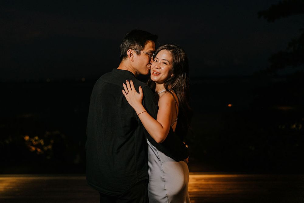Romantic Bali engagement photography at Maya Sanur beachfront resort.