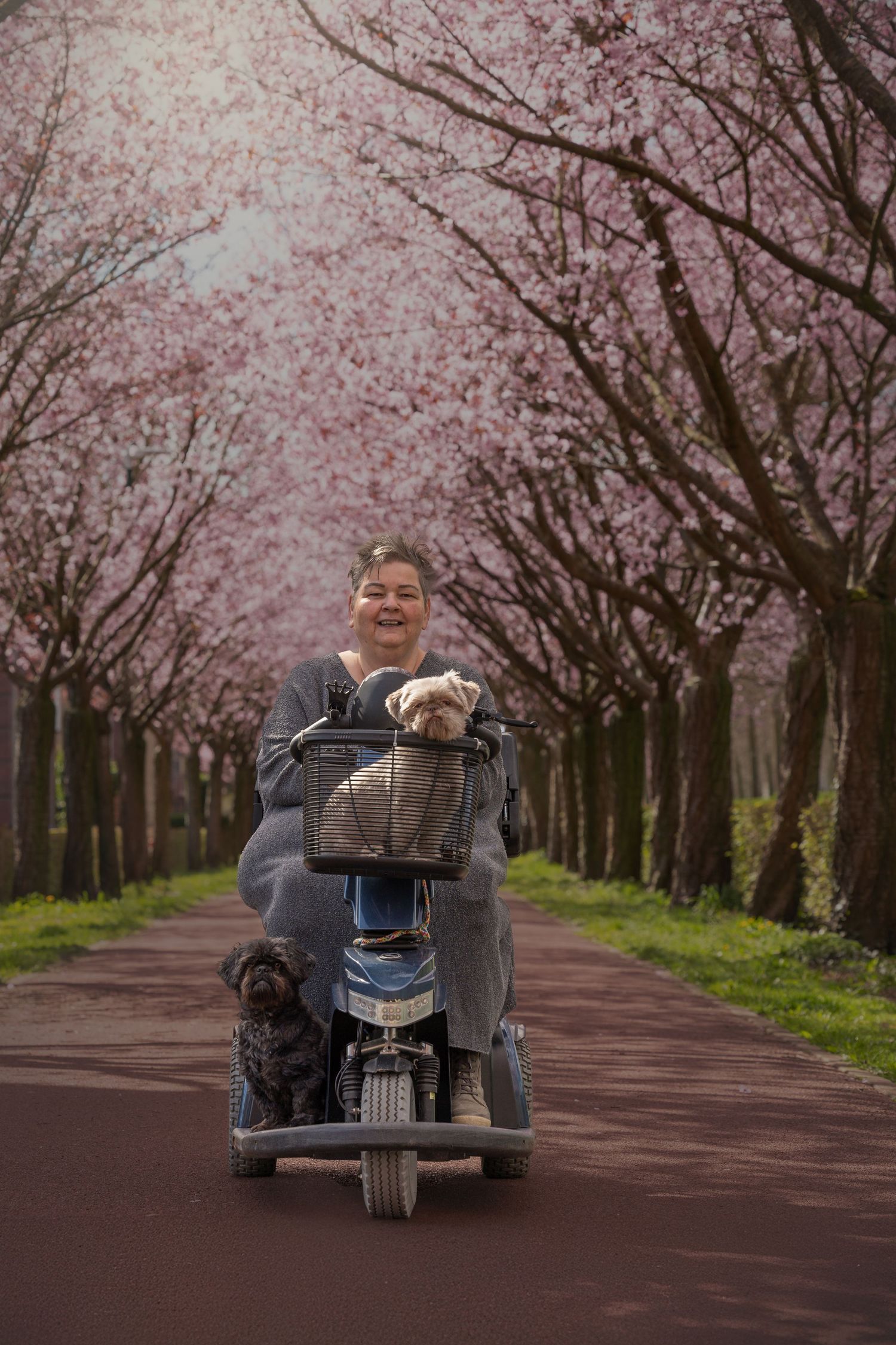 Samen met het vrouwtje tijdens de fotoshoot. Puur, liefdevol en een dierbare herinnering vanuit Houten.