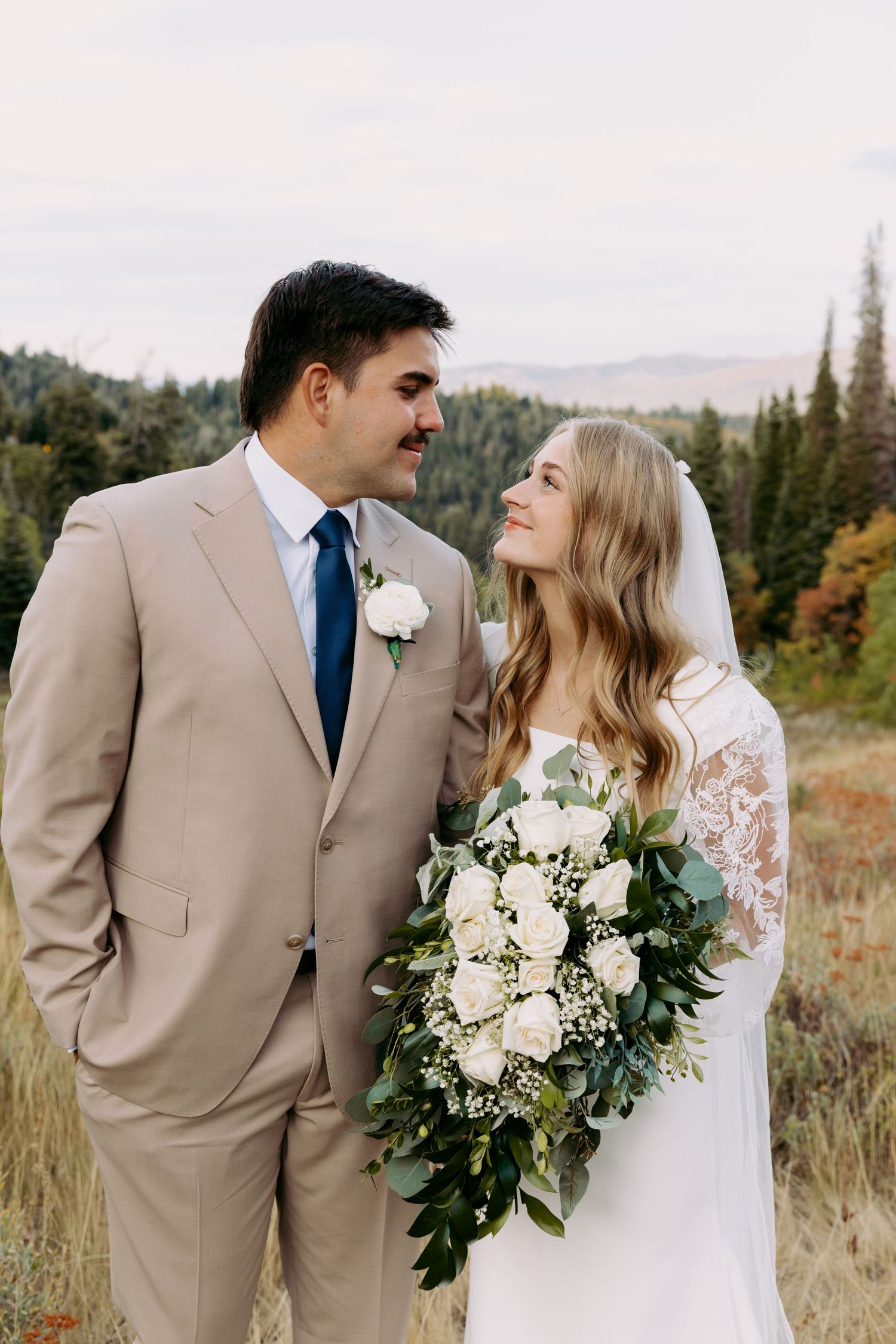Mountain bridals in Salt Lake City Utah.