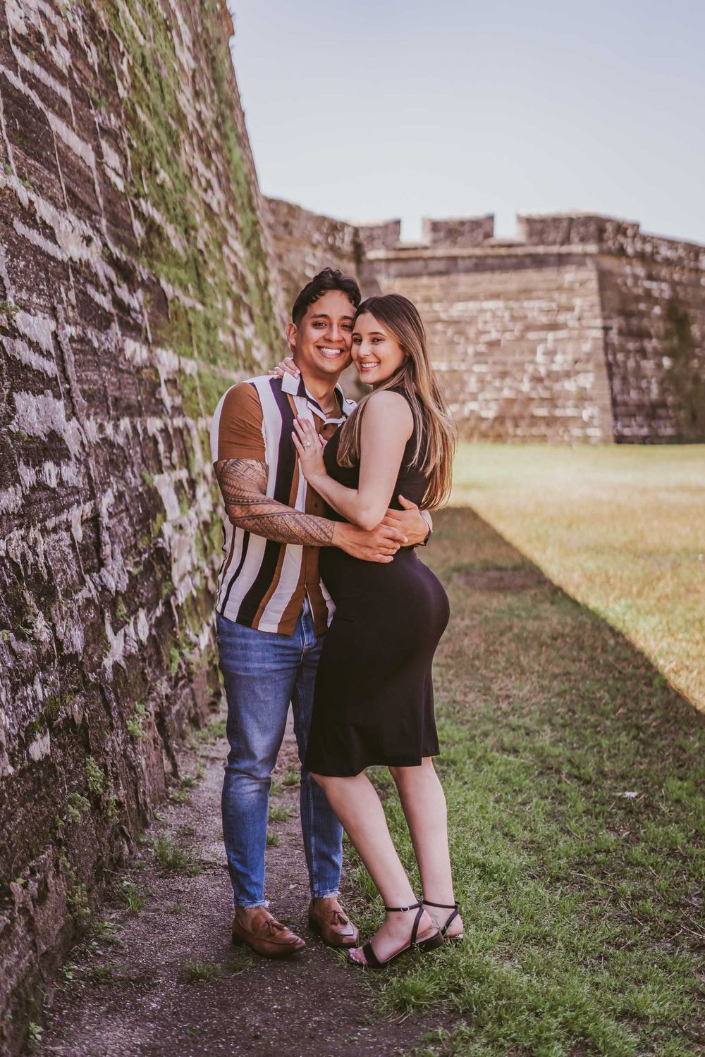 Photography session at Castillo de San Marcos Saint Augustine Florida historic landmark