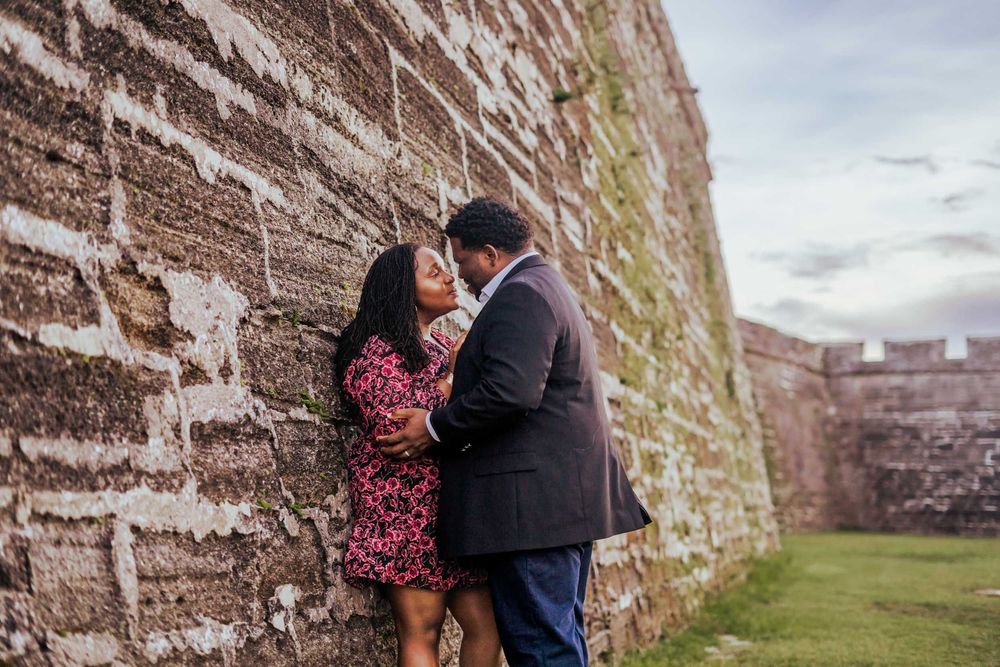 Photography session at Castillo de San Marcos Saint Augustine Florida historic landmark