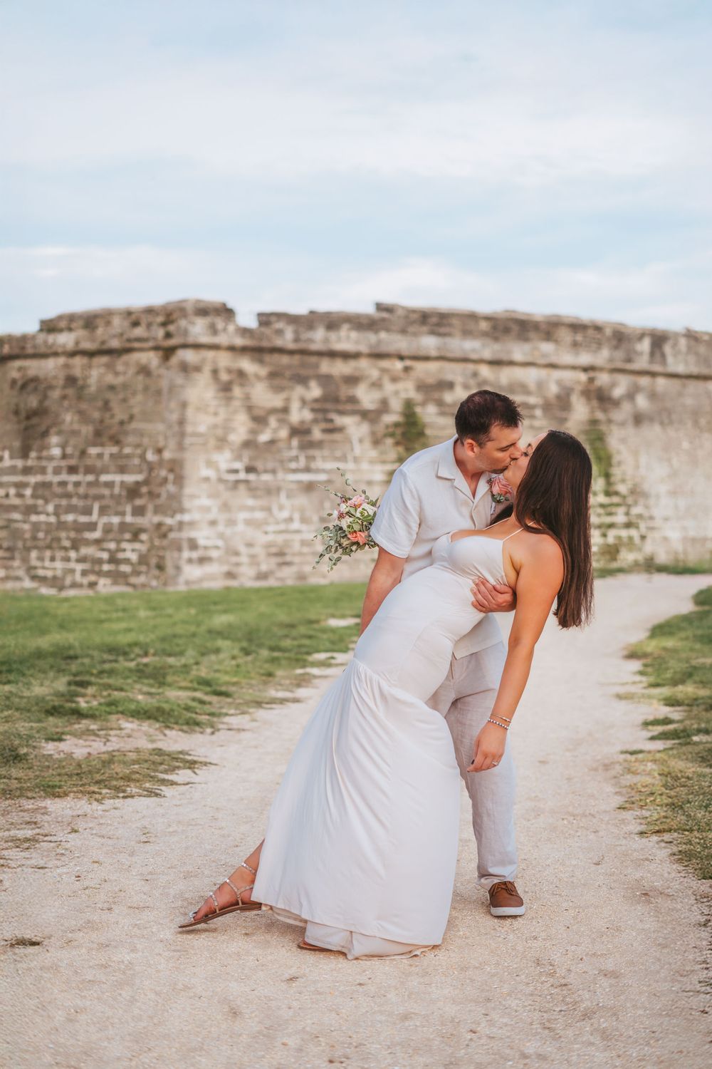 Photography session at Castillo de San Marcos Saint Augustine Florida historic landmark