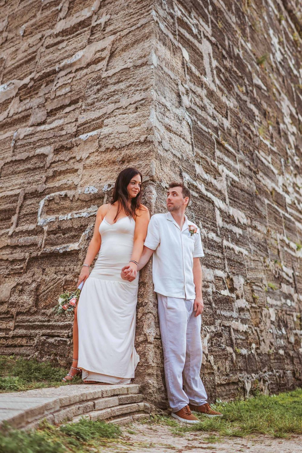 Photography session at Castillo de San Marcos Saint Augustine Florida historic landmark