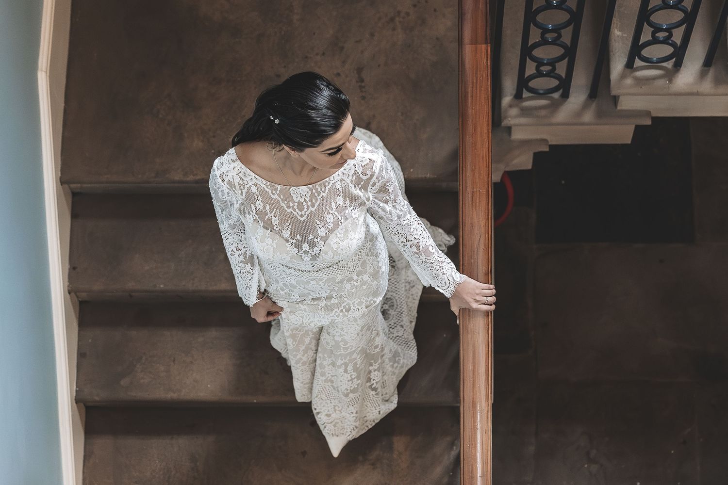Natural Newark bridal portrait