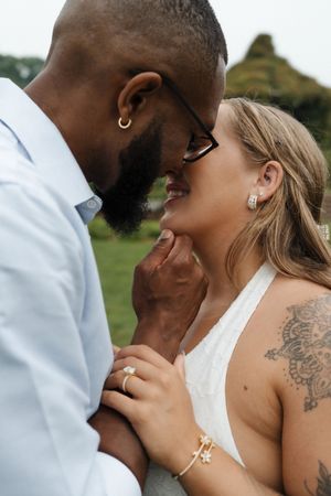 Elizabeth rose garden engagement and ceremony portraits Hartford ct