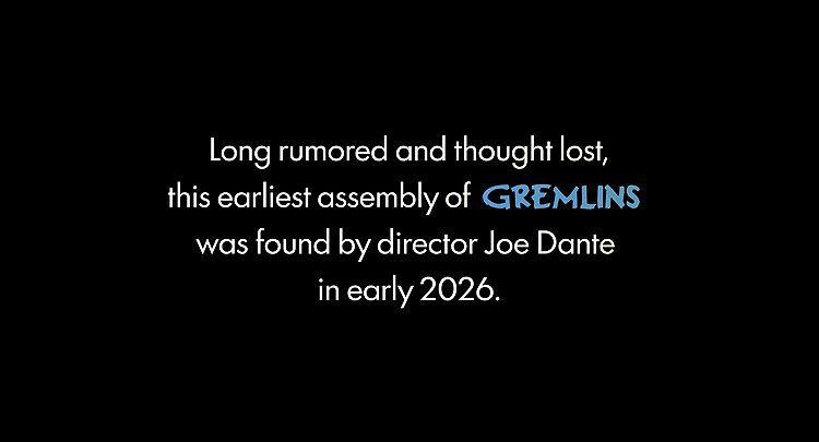 Gremlins Rough Cut - Intro