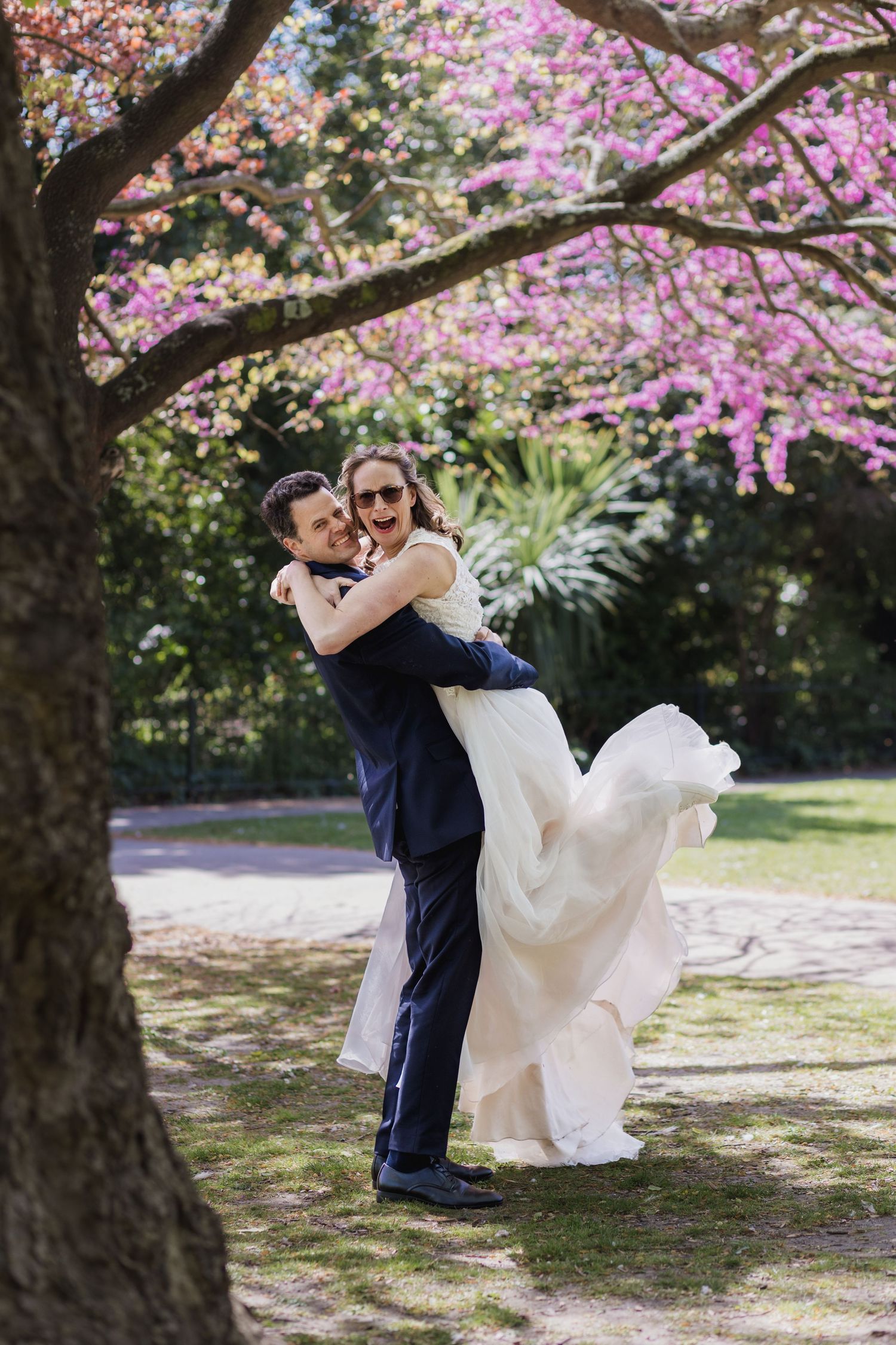 Southover Grange Wedding couple, Lewes Registry Office
