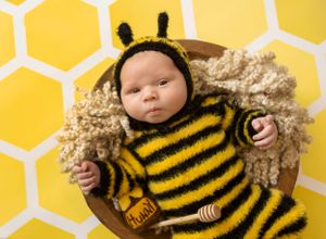 Bumblebee newborn baby, York Pa Newborn photographer, south central pa premier newborn photographer, hanover pa newborn photographer,