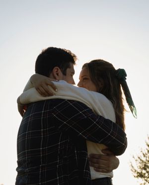 Romantic photography session capturing authentic connection.