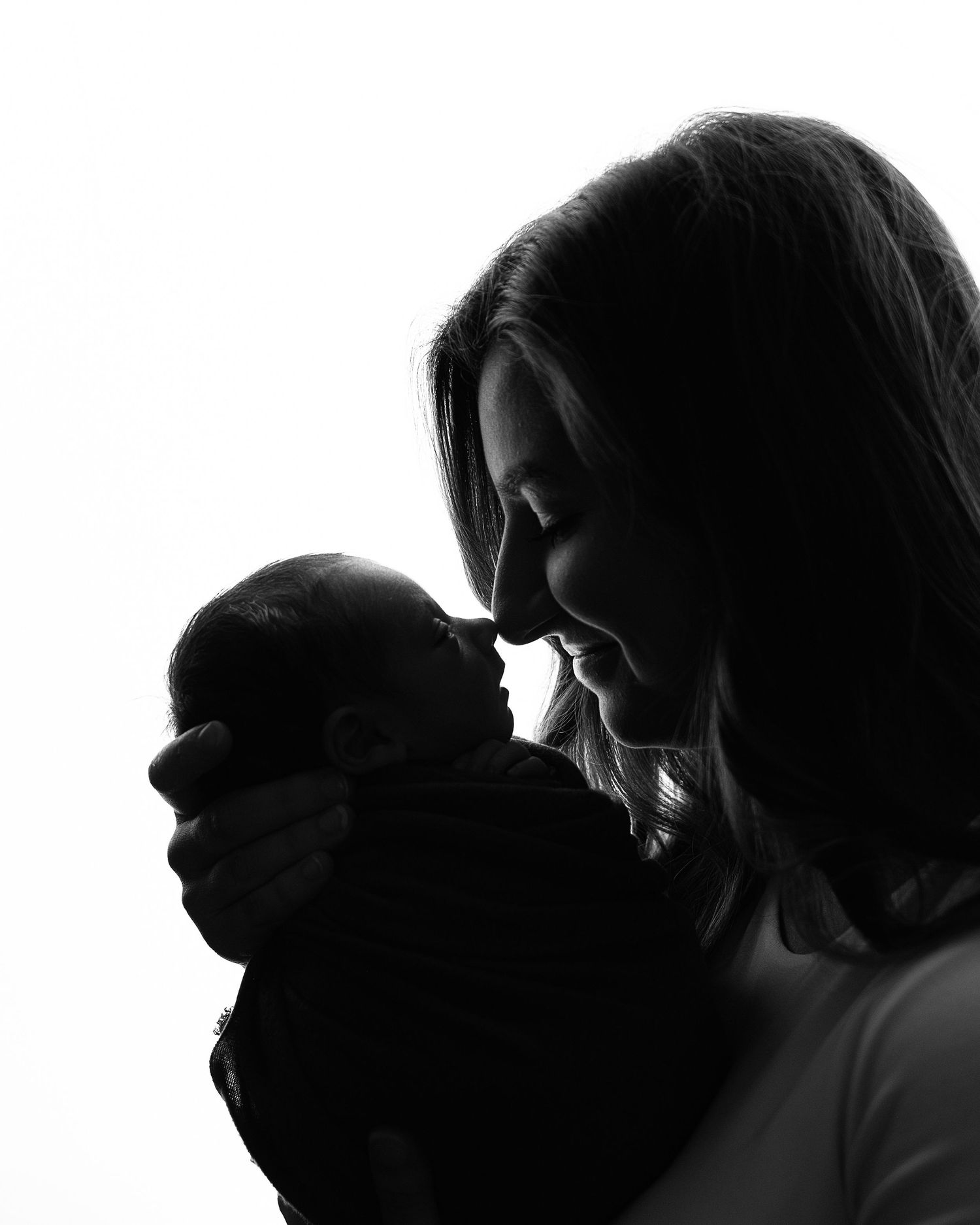 Professional photo of a family with their newborn baby