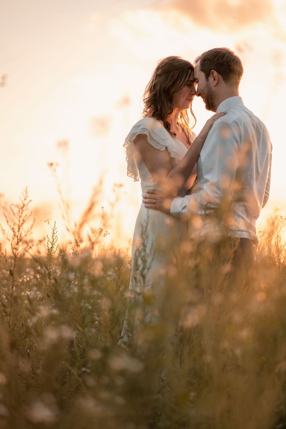 OCTAGON BARN WEDDING NORFOLK GOLDEN HOUR
