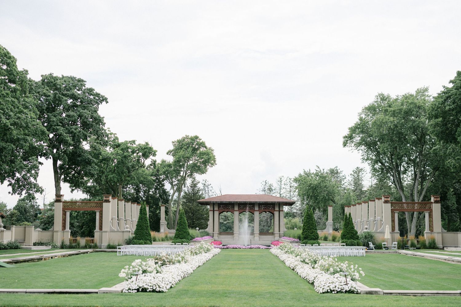 The Armour House Wedding in Lake Forest, IL - Venue Grounds