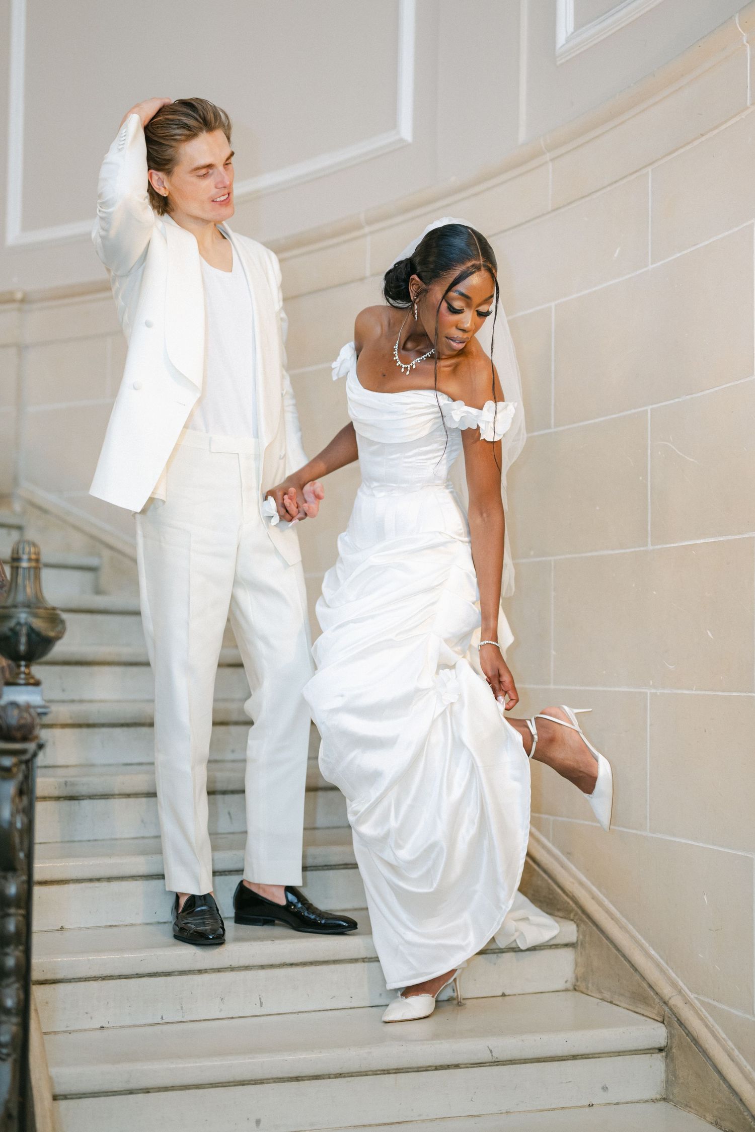 The Armour House Wedding in Lake Forest, IL - Reception Outfit Change Portraits