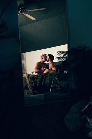 Gay Couples Boudoir in Northern Utah with Carl James Photography. Best Boudoir Photographer in Ogden and Salt Lake City