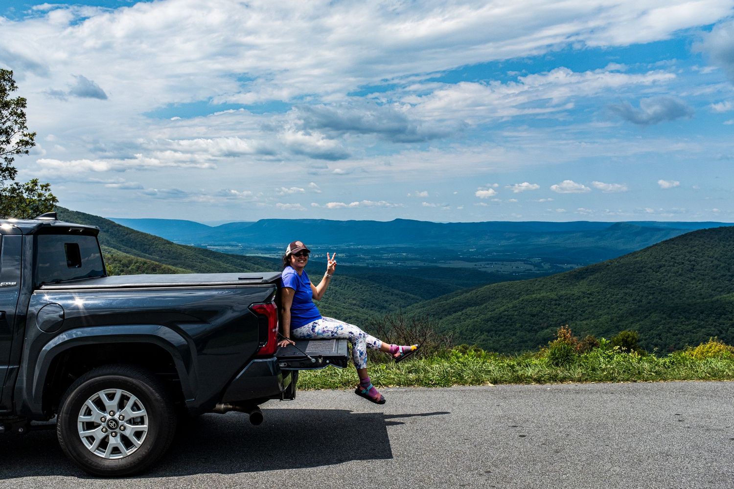 Founder Along the scenic skyline drive in Shenandoah National Park