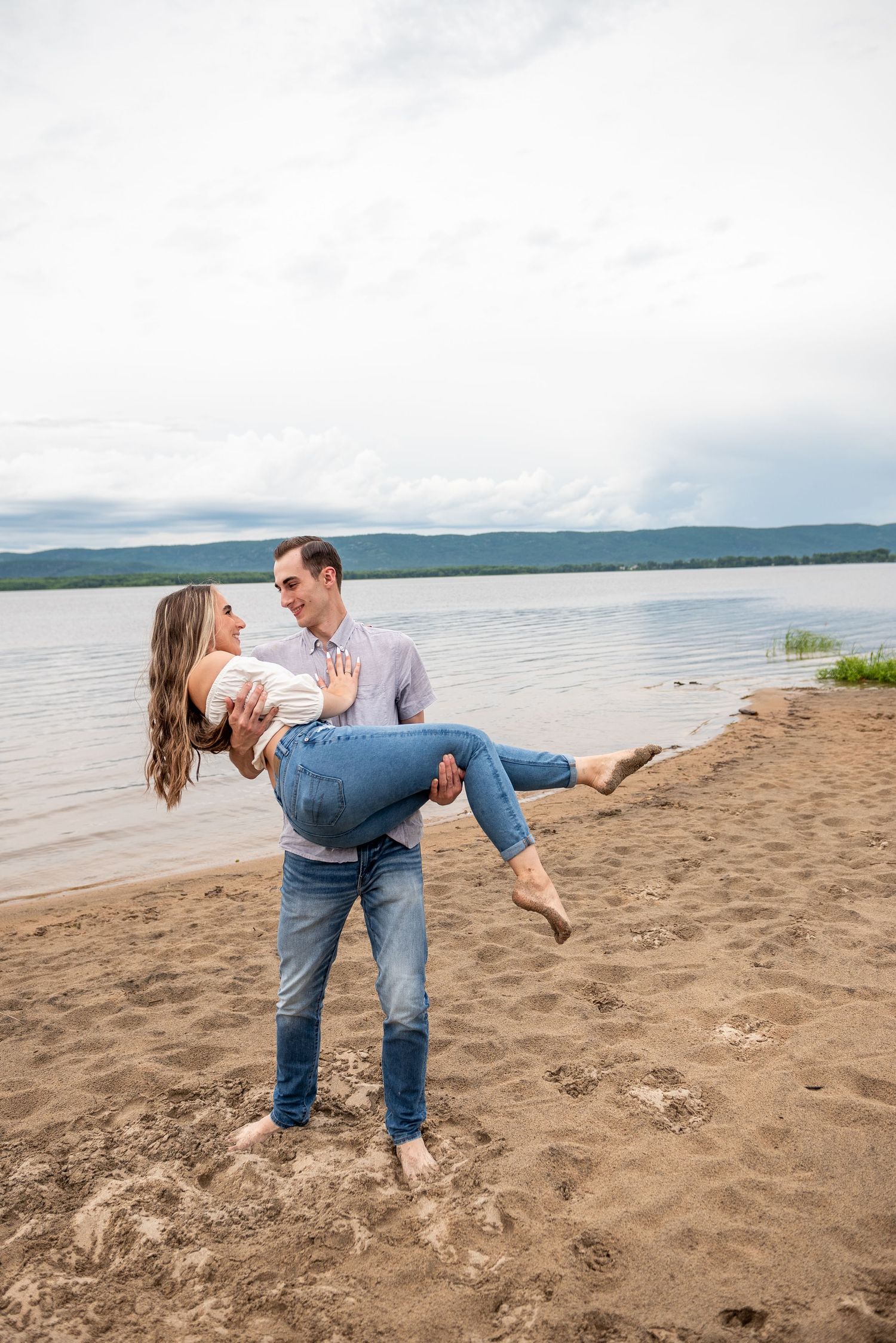 Beach engagement session, Constance Bay, Dunrobin engagement photos, Ottawa engagement photographer, beach love story