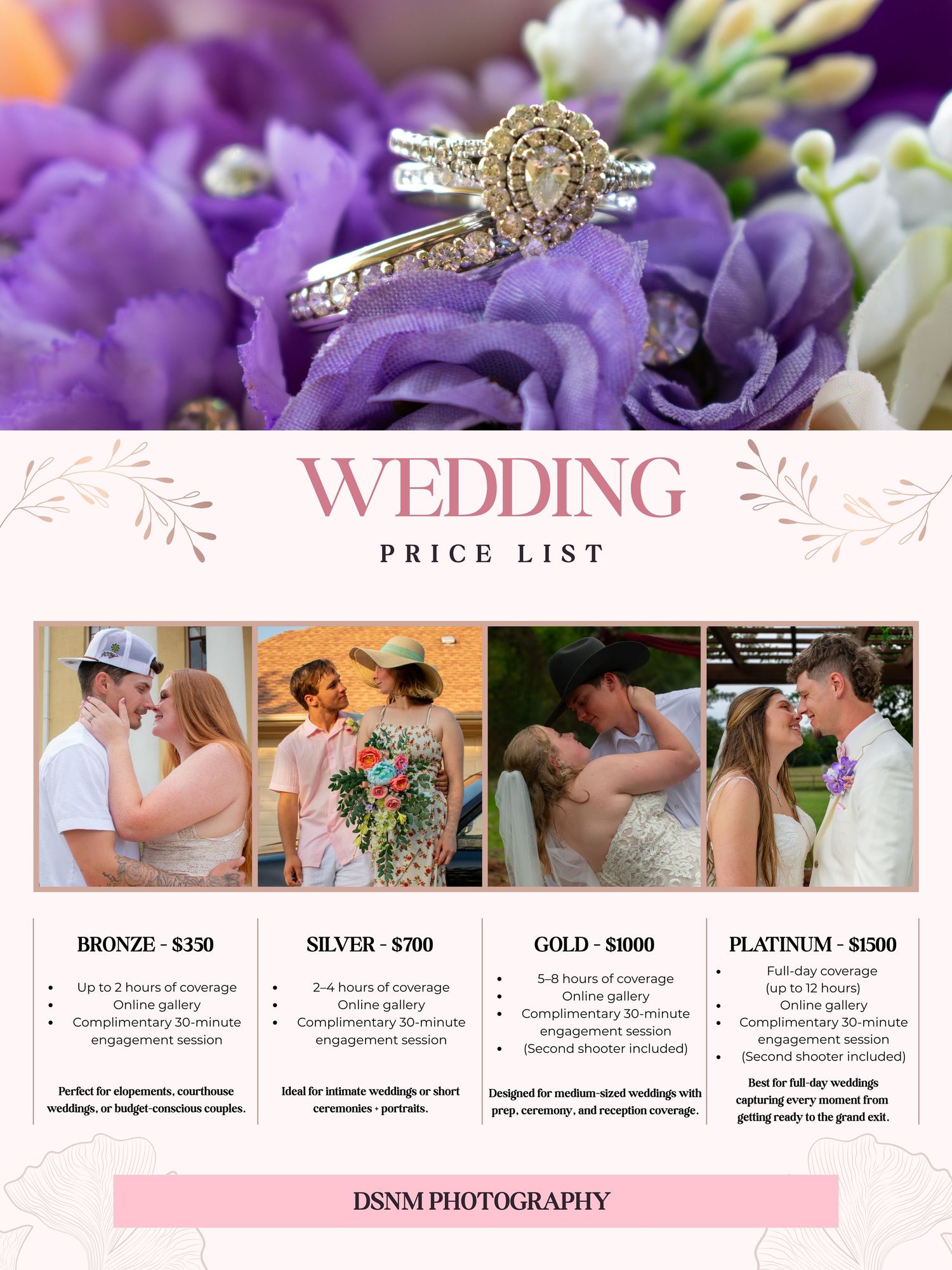 wedding prices