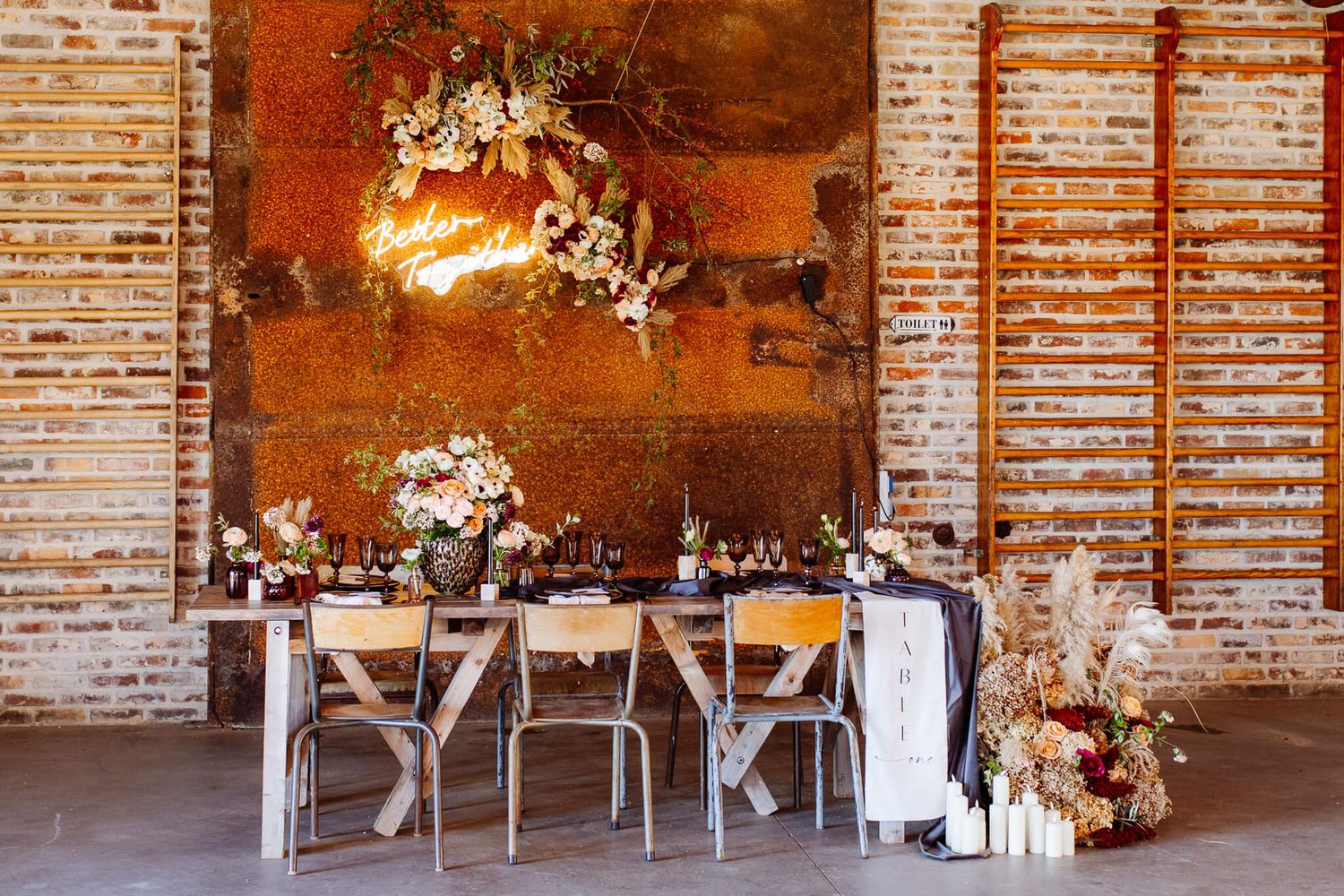 Décoration de table mariage Les Bonnes Joies Vexin