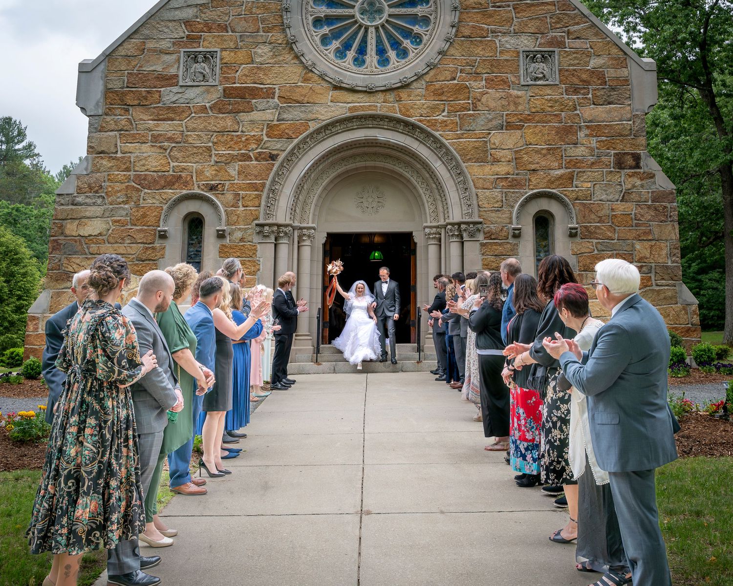 Discover a stunning Andover, MA wedding at The Chapel at West Parish, complete with a vintage Rolls Royce and photography by Christopher Ras