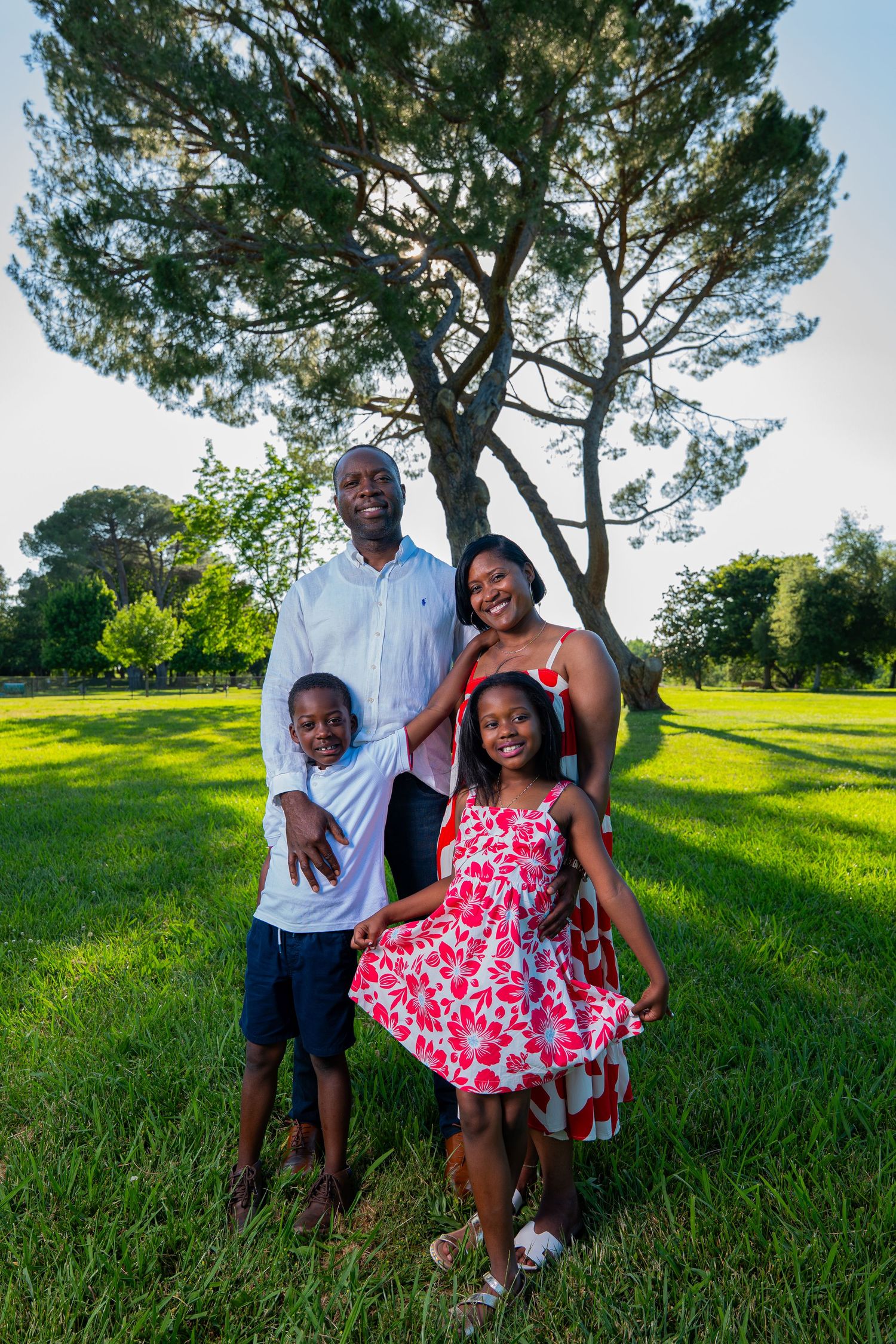 Omaha Family Portrait, Park