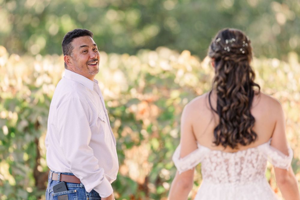 Wedding couple shares intimate moments during their outdoor photo session.