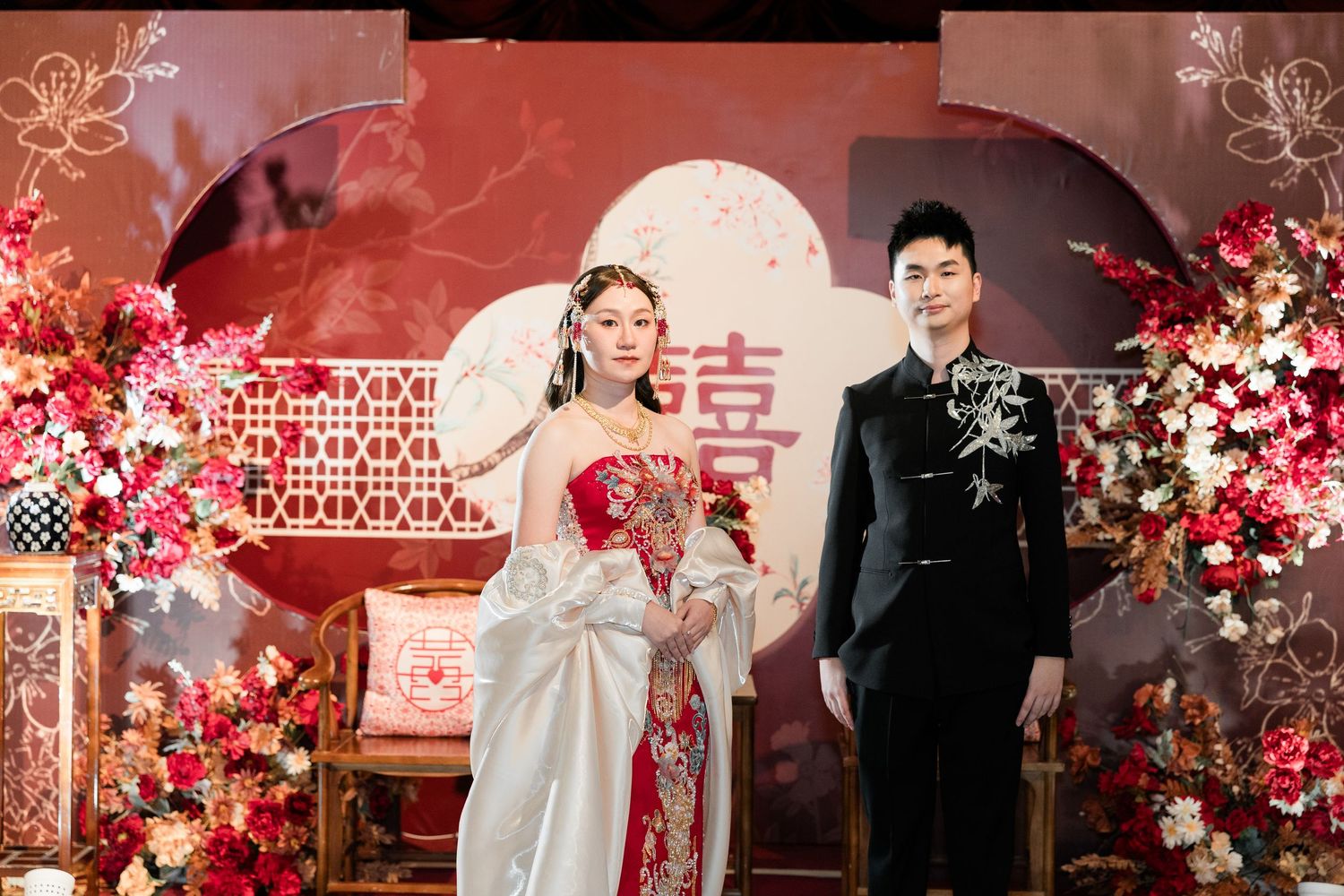 Chinese tea ceremony of Jasmine and Zu Hao at Jasmine Ballroom, RH Hotel, Sibu, Sarawak.