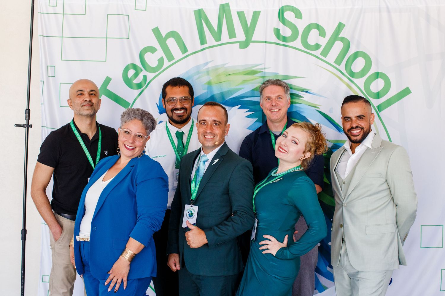Group conference photo. Tech My School Spring Educators Conference.