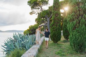 Proposal in Split with seaview