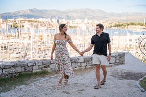 Proposal in Split with seaview
