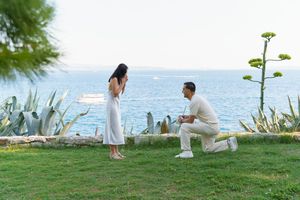 Proposal in Split with seaview