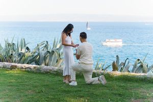 Proposal in Split with seaview