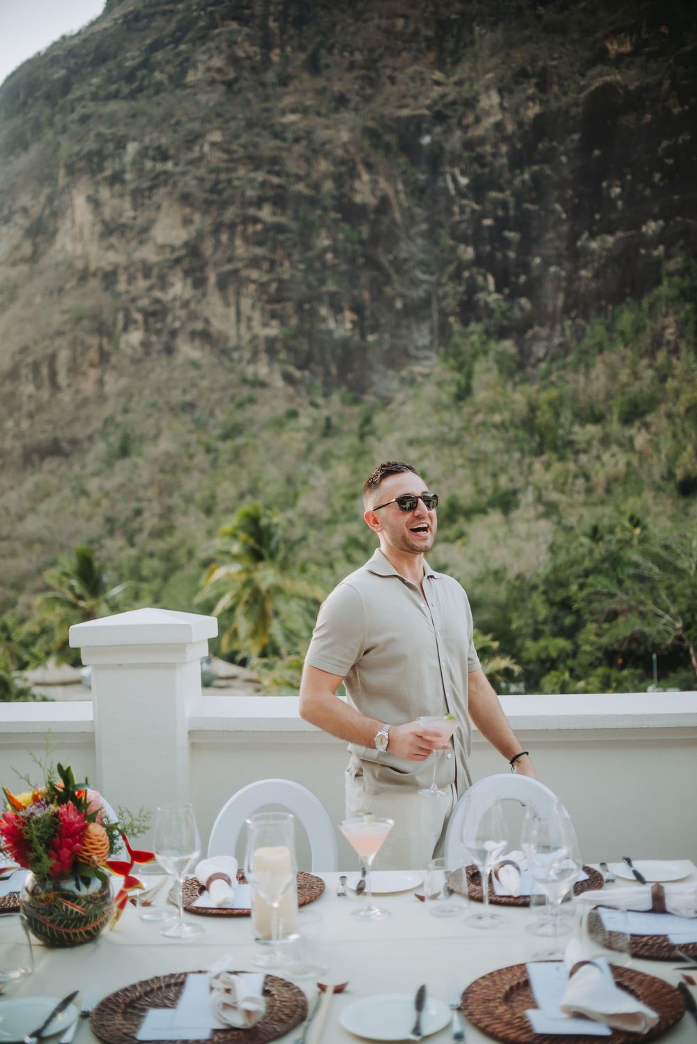 St Lucia wedding photographer captures Fun destination wedding at Sugar beach Viceroy in St Lucia